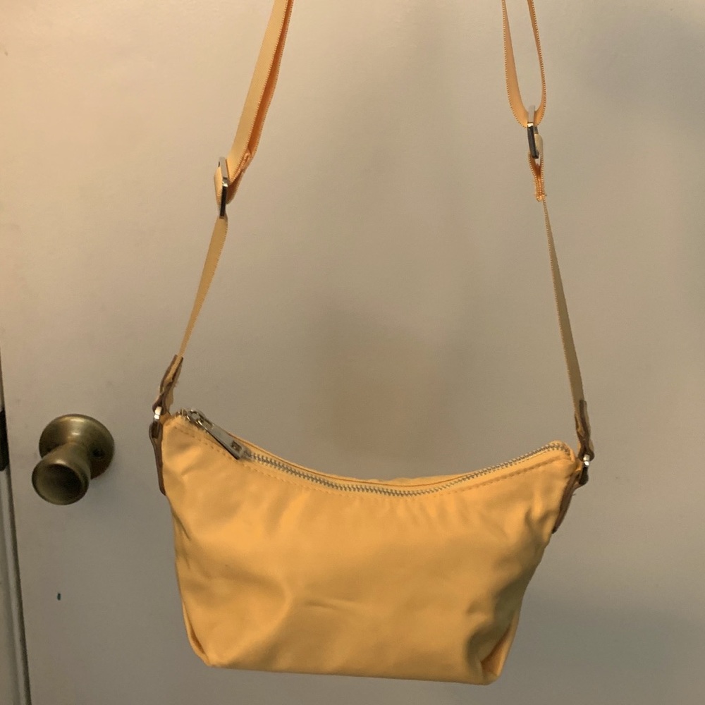 A New Day Yellow Mini Baguette Bag Never Been Used